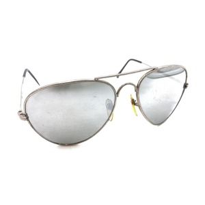 Cool-Ray Gunmetal Aviator Sunglasses Gray Lens 140 Designer Pilot Men Women